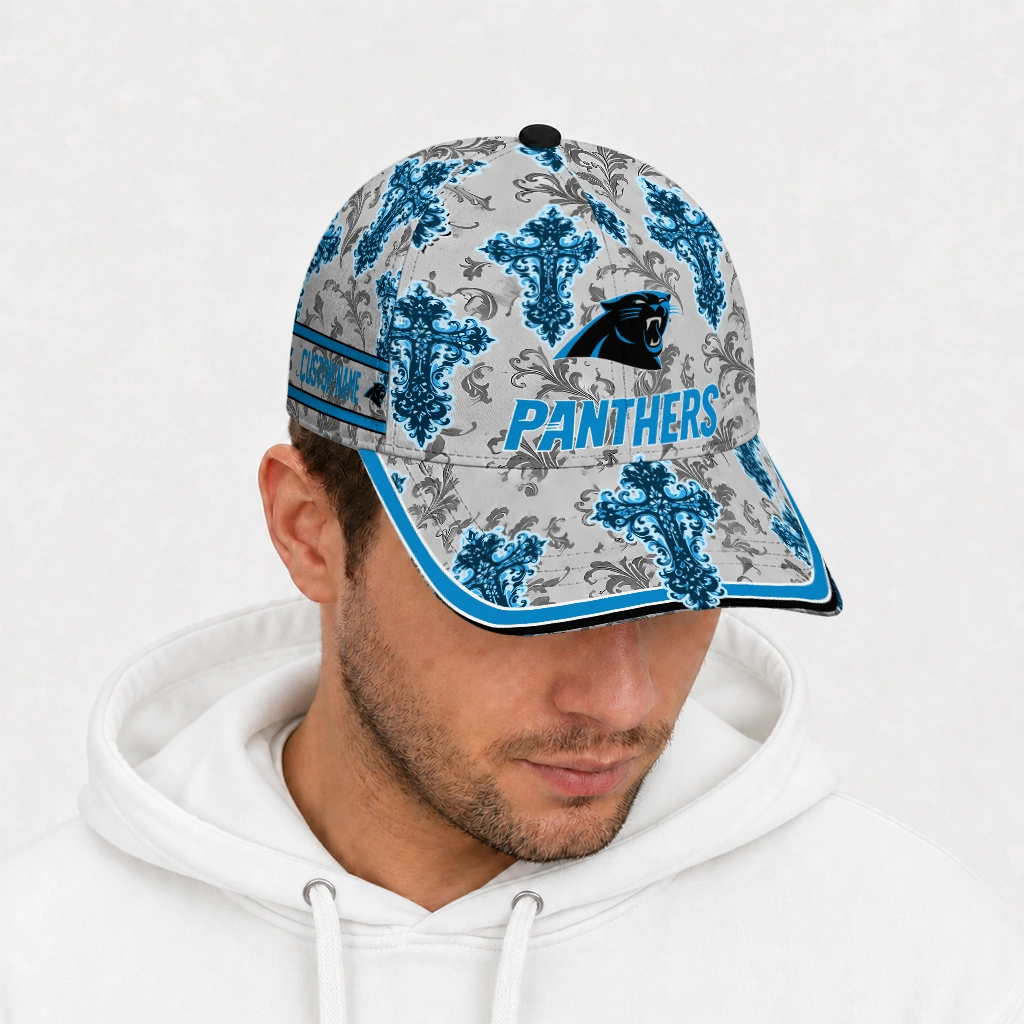 carolina-panthers-cap-personalized-damask-pattern-blue-white-new-arrival.webp