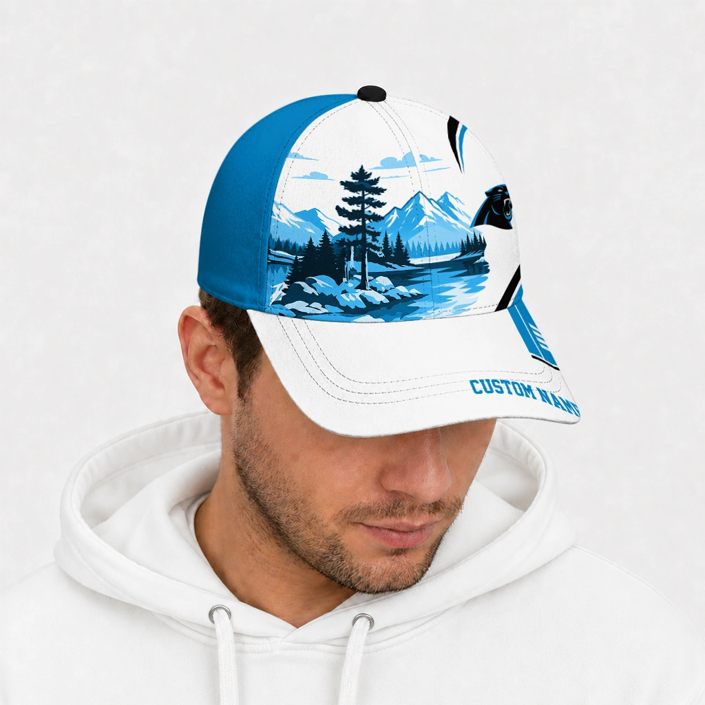 carolina-panthers-cap-personalized-flat-illustration-blue-white-new-arrival.webp