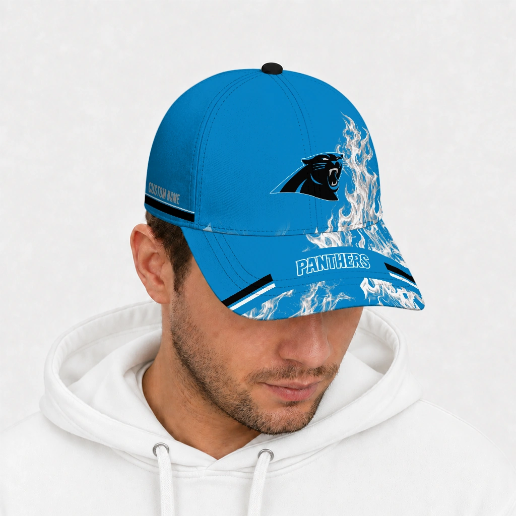 carolina-panthers-cap-personalized-smoke-flames-blue-new-arrival.webp