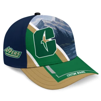 Charlotte 49ers Cap - Custom Diagonal Slash Green