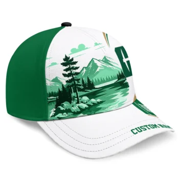Charlotte 49ers Cap - Custom Flat Illustration Green White