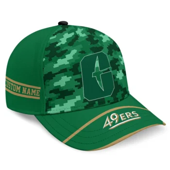 Charlotte 49ers Cap - Custom Pixel Camo Green