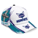 charlotte-hornets-cap-customized-grunge-cross-teal-white-best-selling.webp