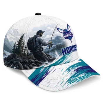 Charlotte Hornets Cap - Customized Photo Realistic Teal White