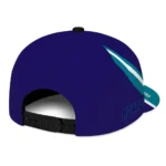 charlotte-hornets-cap-personalized-blazing-fire-teal-best-selling.webp
