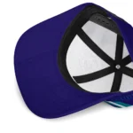 charlotte-hornets-cap-personalized-blazing-fire-teal-best-selling.webp