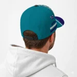 charlotte-hornets-cap-personalized-tropical-floral-teal-best-selling.webp