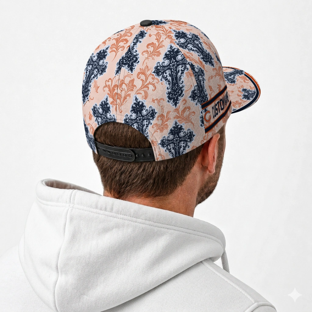 chicago-bears-cap-custom-damask-pattern-blue-white-latest-model.webp