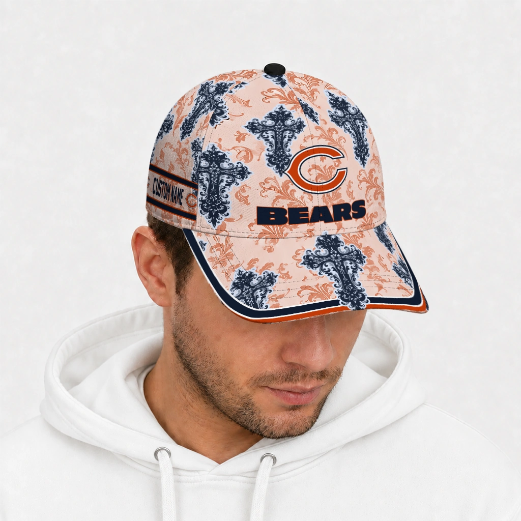 chicago-bears-cap-custom-damask-pattern-blue-white-new-arrival.webp