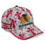 chicago-blackhawks-cap-custom-damask-pattern-red-white-best-selling.webp