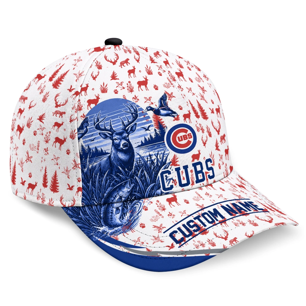 chicago-cubs-cap-custom-toile-pattern-blue-white-best-selling.webp chicago cubs cap custom toile pattern blue white best selling