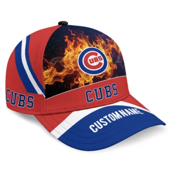 Chicago Cubs Cap - Customized Blazing Fire Blue
