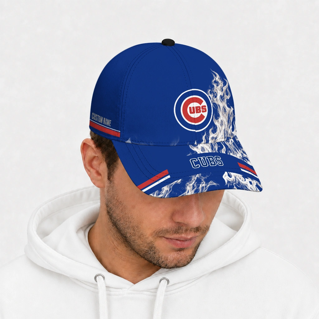 chicago-cubs-cap-personalized-smoke-flames-blue-new-arrival.webp