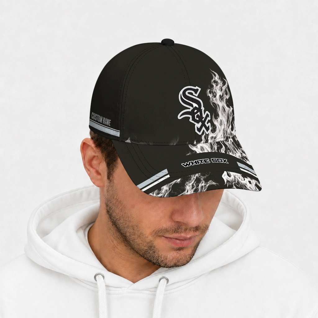 chicago-white-sox-cap-custom-smoke-flames-black-new-arrival.webp
