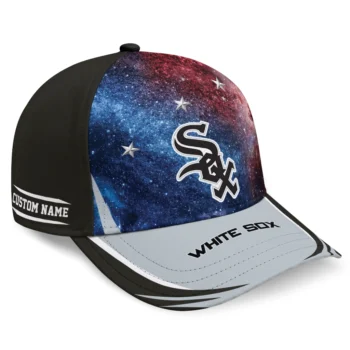 Chicago White Sox Cap - Customized Galaxy Nebula Black