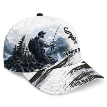 Chicago White Sox Cap - Customized Photo Realistic Black White