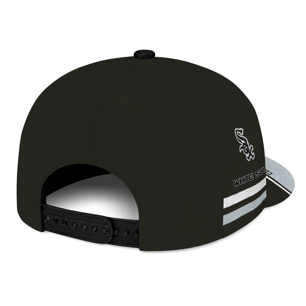 chicago-white-sox-cap-personalized-tropical-floral-black-fashion-forward.webp