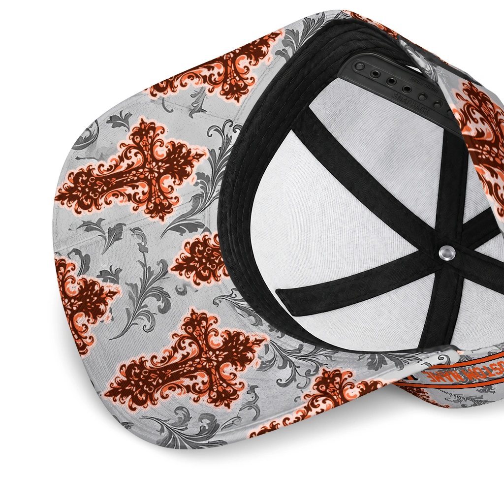 cincinnati-bengals-cap-customized-damask-pattern-orange-white-high-quality.webp