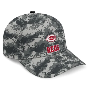 Cincinnati Reds Cap - Custom Digital Camo Gray