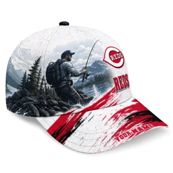Cincinnati Reds Cap - Personalized Photo Realistic Red White
