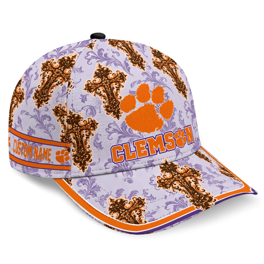 clemson-tigers-cap-customized-damask-pattern-orange-white-best-selling.webp clemson tigers cap customized damask pattern orange white best selling