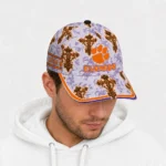 clemson-tigers-cap-customized-damask-pattern-orange-white-best-selling.webp