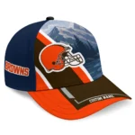 cleveland-browns-cap-customized-diagonal-slash-brown-best-selling.webp