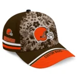 cleveland-browns-cap-customized-tropical-floral-brown-best-selling.webp