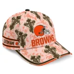 cleveland-browns-cap-personalized-damask-pattern-brown-white-best-selling.webp
