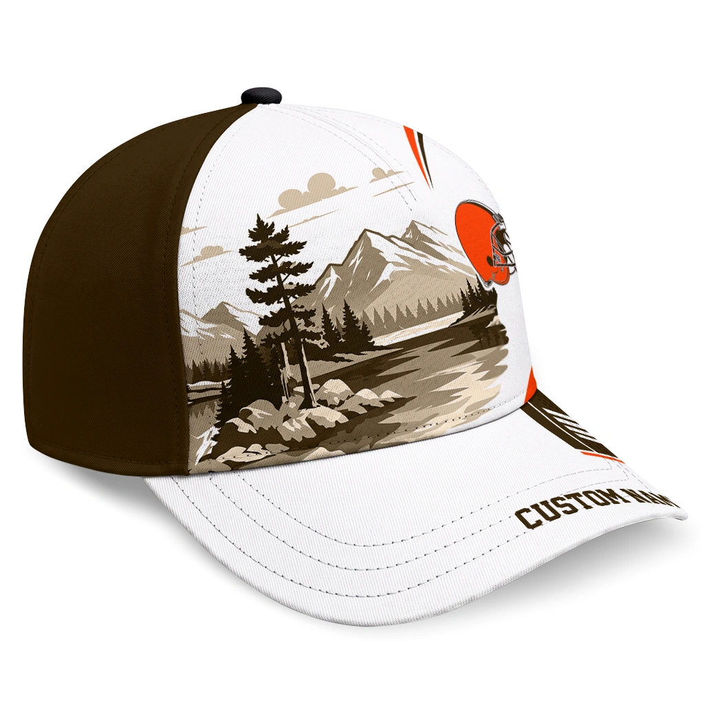 cleveland-browns-cap-personalized-flat-illustration-brown-white-best-selling.webp cleveland browns cap personalized flat illustration brown white best selling