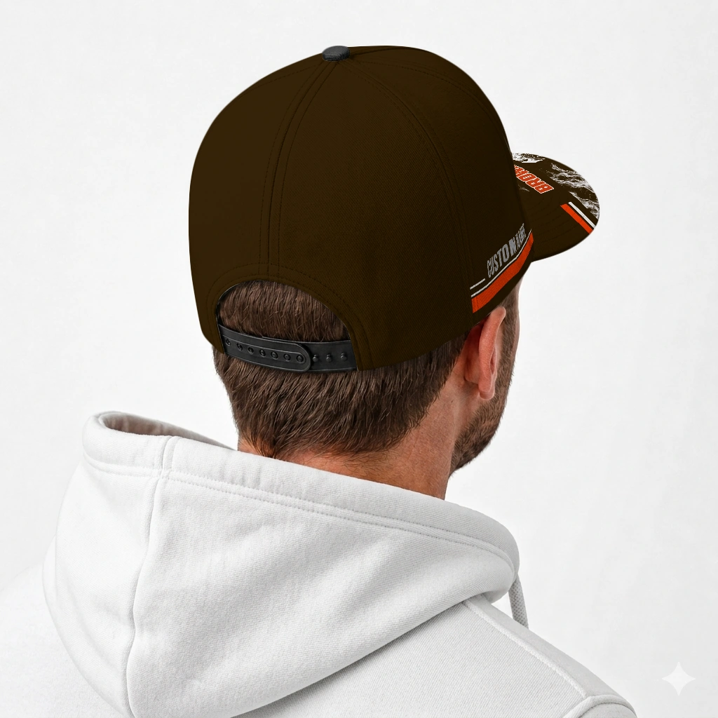 cleveland-browns-cap-personalized-smoke-flames-brown-latest-model.webp