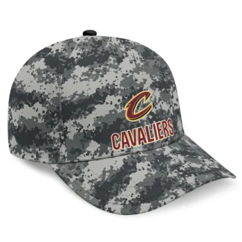 Cleveland Cavaliers Cap - Customized Digital Camo Gray