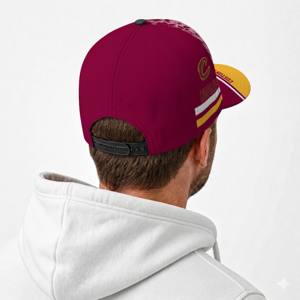 cleveland-cavaliers-cap-customized-tropical-floral-wine-latest-model.webp