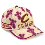 cleveland-cavaliers-cap-personalized-damask-pattern-wine-white-best-selling.webp