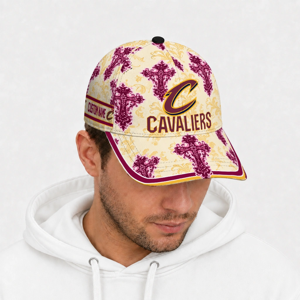 cleveland-cavaliers-cap-personalized-damask-pattern-wine-white-new-arrival.webp