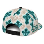 coastal-carolina-chanticleers-cap-personalized-damask-pattern-green-white-best-selling.webp