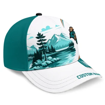 Coastal Carolina Chanticleers Cap - Personalized Flat Illustration Green White