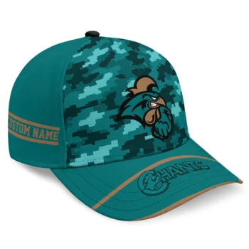 Coastal Carolina Chanticleers Cap - Personalized Pixel Camo Green
