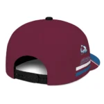 colorado-avalanche-cap-custom-tropical-floral-burgundy-best-selling.webp