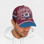 colorado-avalanche-cap-custom-tropical-floral-burgundy-best-selling.webp