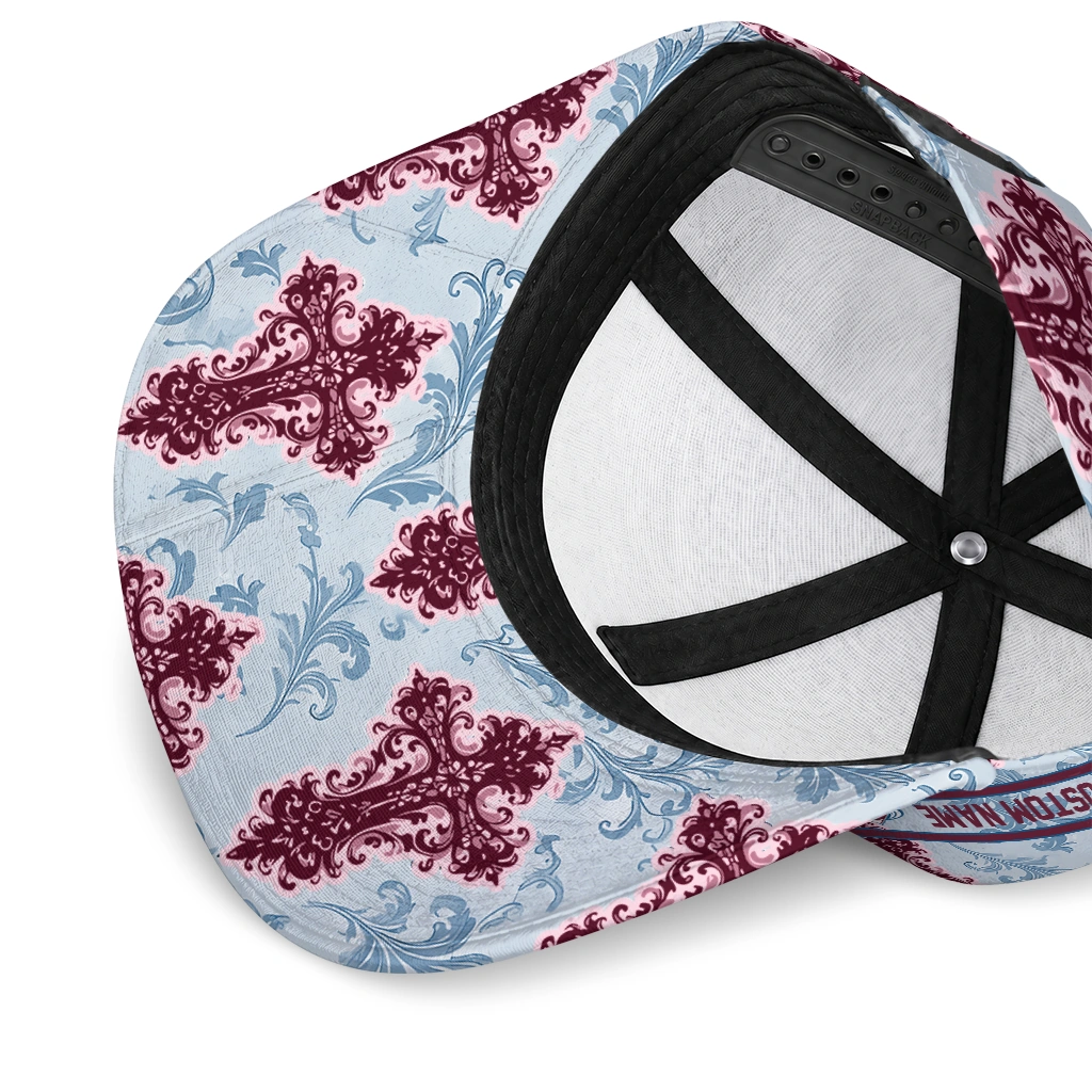 colorado-avalanche-cap-customized-damask-pattern-burgundy-white-high-quality.webp