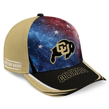 Colorado Buffaloes Cap - Customized Galaxy Nebula Gold