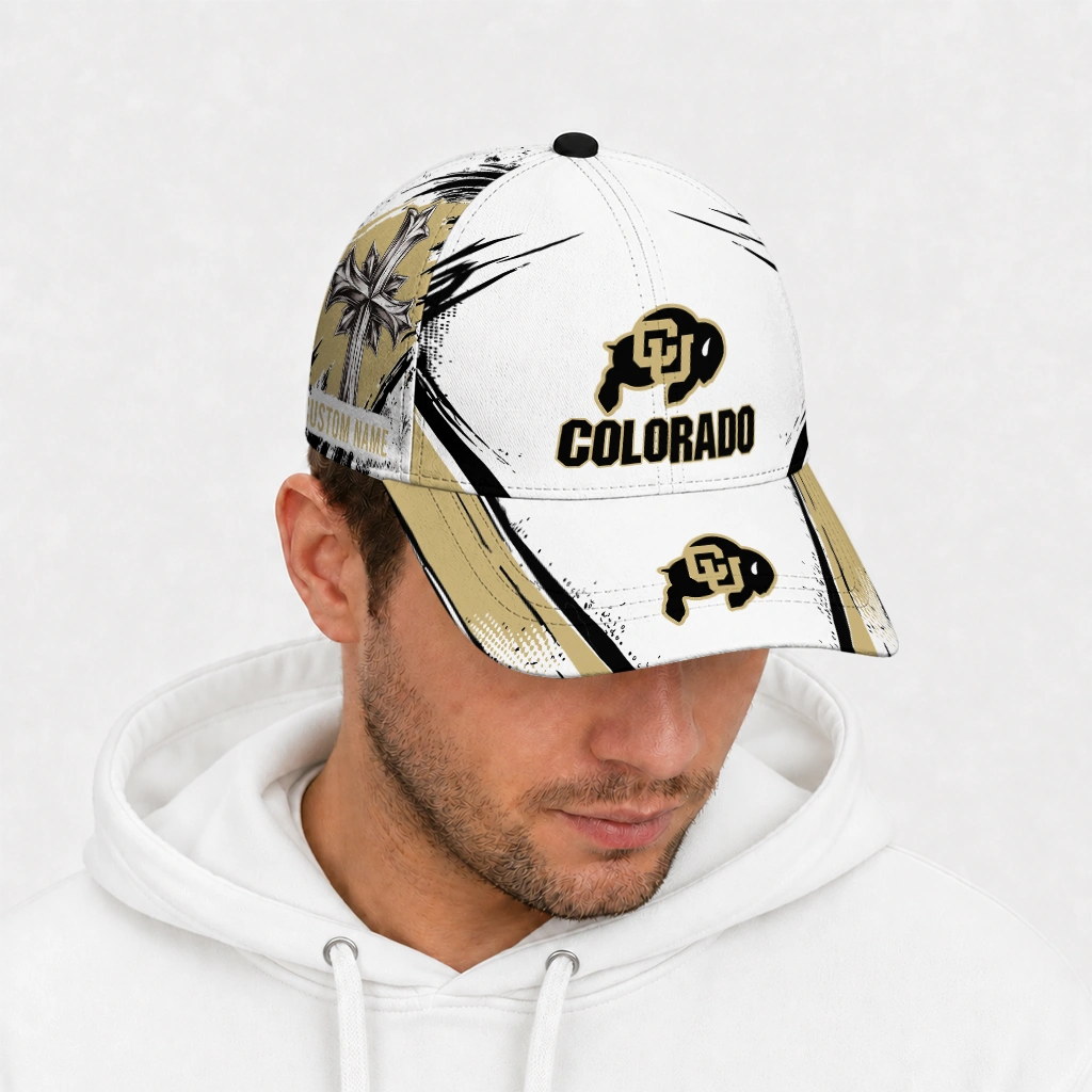 colorado-buffaloes-cap-customized-grunge-cross-gold-white-new-arrival.webp