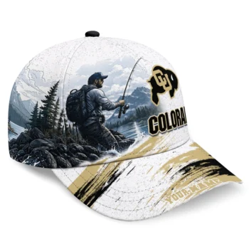 Colorado Buffaloes Cap - Customized Photo Realistic Gold White