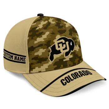 Colorado Buffaloes Cap - Customized Pixel Camo Gold
