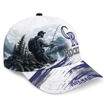 Colorado Rockies Cap - Customized Photo Realistic Blue White