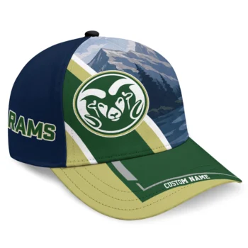 Colorado State Rams Cap - Personalized Diagonal Slash Green