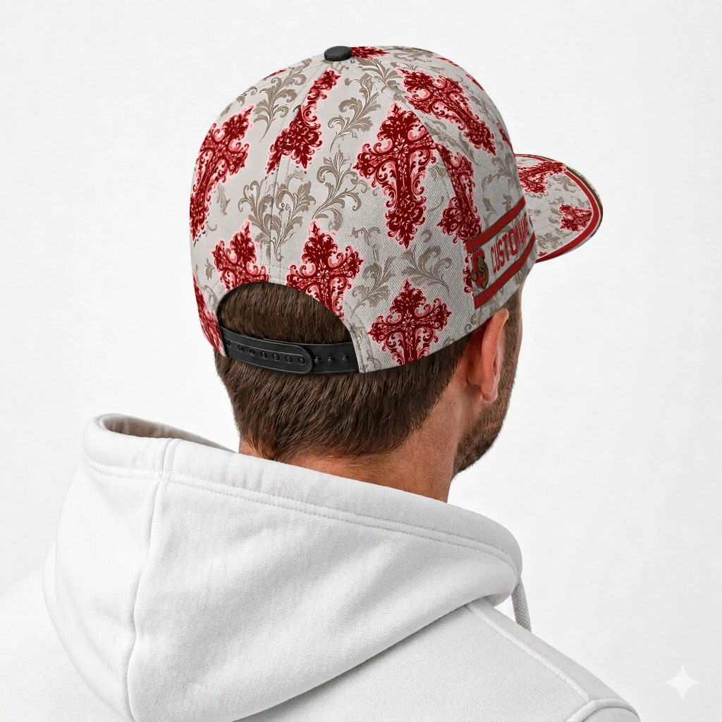 cornell-big-red-cap-customized-damask-pattern-red-white-latest-model.webp