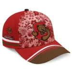 cornell-big-red-cap-customized-tropical-floral-red-best-selling.webp