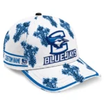 creighton-bluejays-cap-custom-damask-pattern-blue-white-best-selling.webp